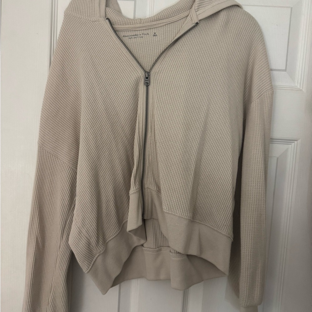 Abercrombie & Fitch Waffle Zip-Up